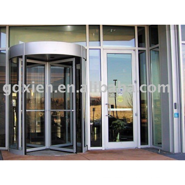 3-4 wings automatic revolving door